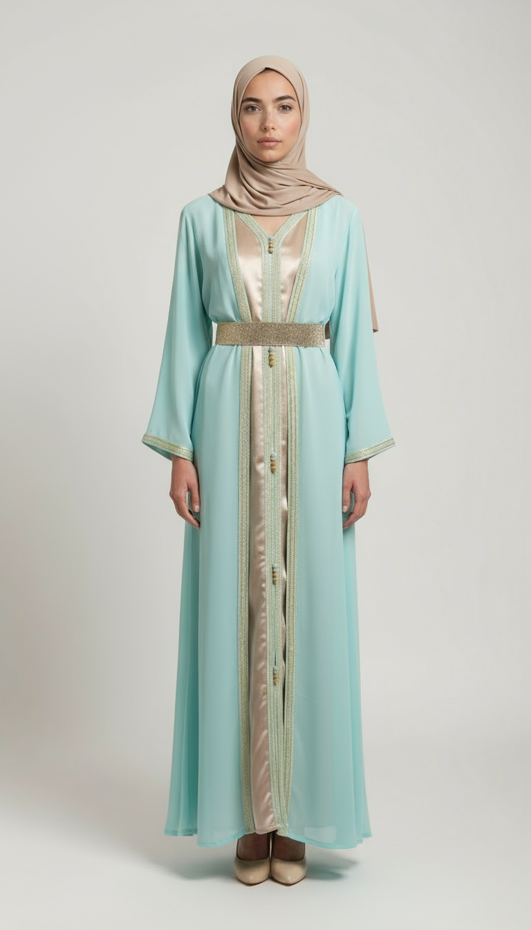 From an on-model photo - After: AI-generated on-model photo